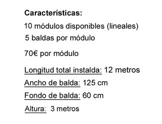 Estanterías metálicas industriales gran capacidad.
