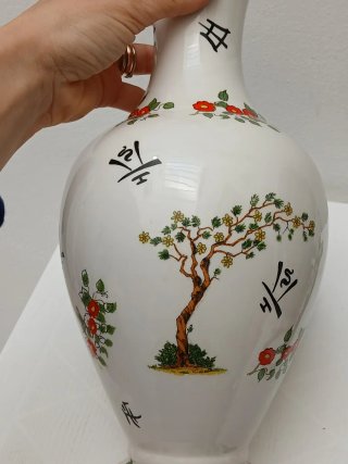 Vaso cinese vintage decorato