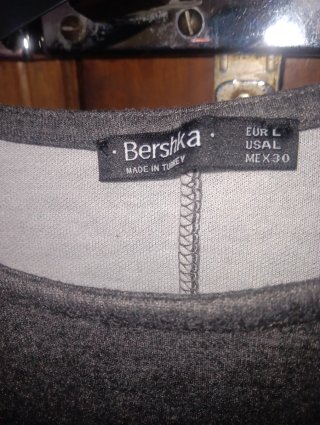 Vestido de invierno Bershka gris talla l
