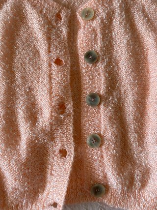 Chaqueta  rosa punto talla M