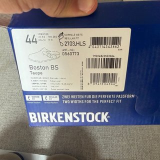 Birkenstock Boston Suede Taupe 44
