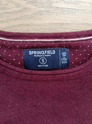 Jersey granate Springfield Talla S