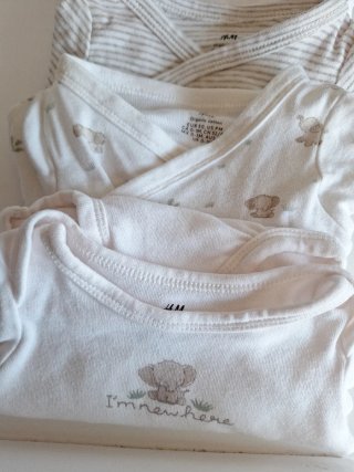 Pack 6 bodies bebé H&M