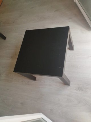 Mesa de centro Ikea negra