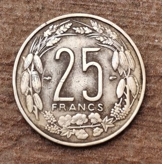 3 Monedas Africa Ecuatorial Francesa(Camerún) 1958