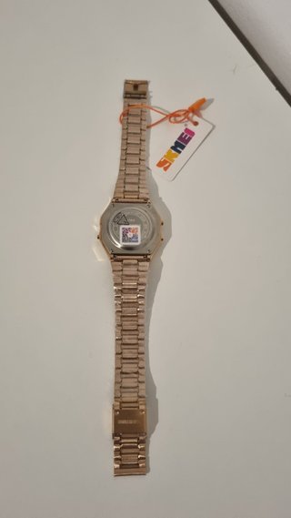 Reloj Digital Retro Vintage Oro Rosa