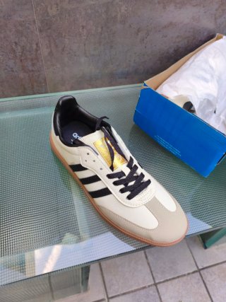 Zapatillas Adidas Samba OG W Crema/Negro