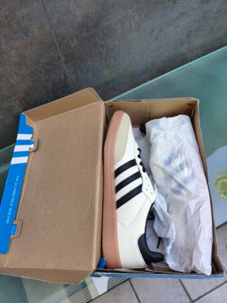 Zapatillas Adidas Samba OG W Crema/Negro
