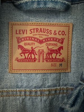 Chaleco Levi's Trucker Azul Talla M