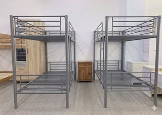 Lettini metallici grigi - spedizione gratuita