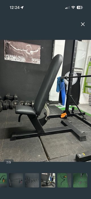 Banco de musculación profesional ajustable