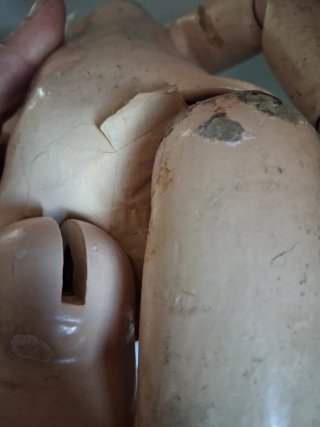 Muñeca antigua 37 cm.