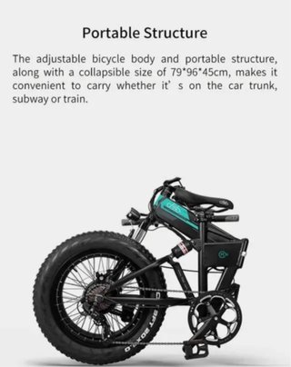 Bicicleta Eléctrica Fiido M1 Pro Fat Bike