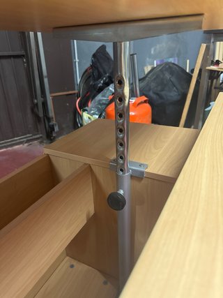 Escritorio madera elevable varias alturas