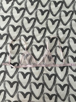 Bralette Primark lunares lila