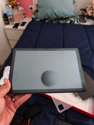 Tablet, Teclado, Funda y Ratón Gris