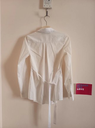 Camicia Kaos bianca con rouches