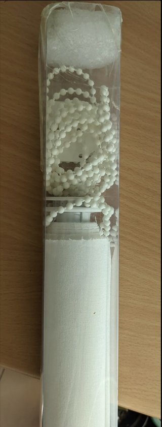NUEVO, IKEA Estor de ALGODÓN 100 % blanco, Isdans