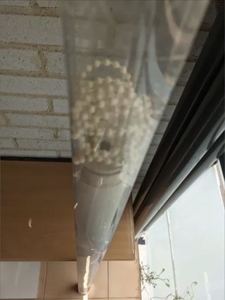 NUEVO, IKEA Estor de ALGODÓN 100 % blanco, Isdans