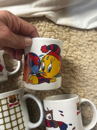4 Tazas FC Barcelona Fútbol