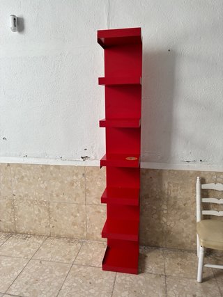 Estantería Ikea Roja Metálica