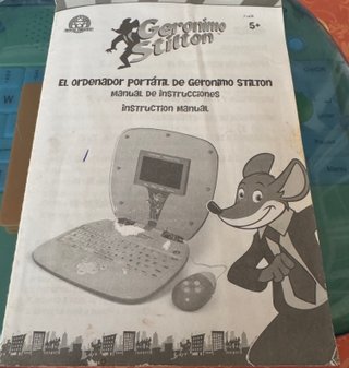 Ordenador Infantil Gerónimo Stilton Bilingüe