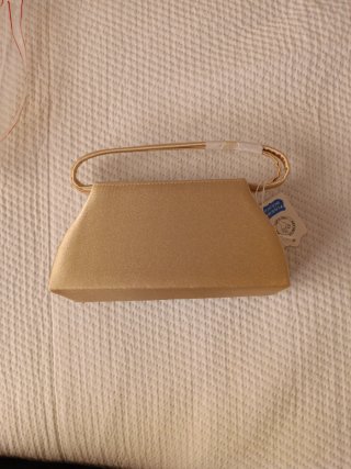 Bolso de fiesta dorado pequeño