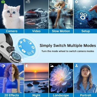 SIN ABRIR Cámara Digital con WiFi 4K