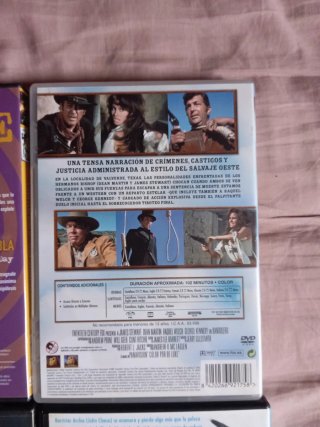 5 Películas DVD Clásicos del Suspense y Western