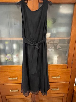 Vestido negro Massimo Dutti