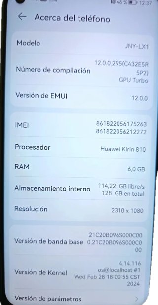 Huawei P40 lite Verde + Cargador