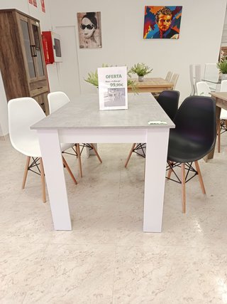 Comedor 138cm + 4 Sillas Noruegas