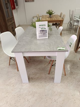 Comedor 138cm + 4 Sillas Noruegas