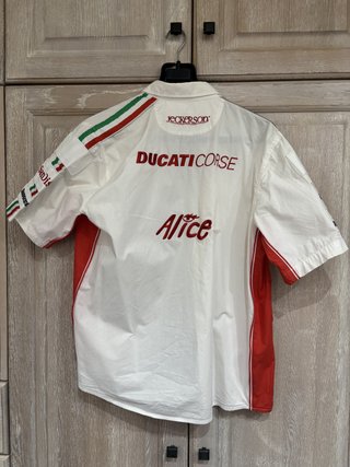 Camisa Ducati Hombre Blanca Talla M