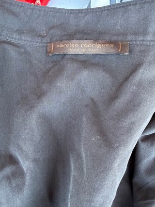Camicia smanicata Narciso Rodriguez nera