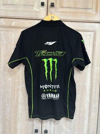 Polo Yamaha Moto GP Hombre Negro