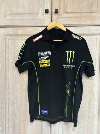 Polo Yamaha Moto GP Hombre Negro
