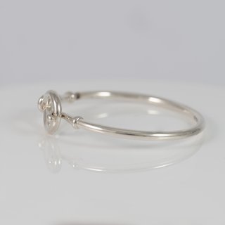 Pulsera rígida Pandora en plata 925 Nudo Infinito