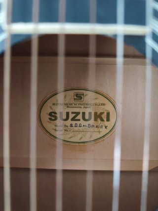 Guitarra Acústica Suzuki Negra
