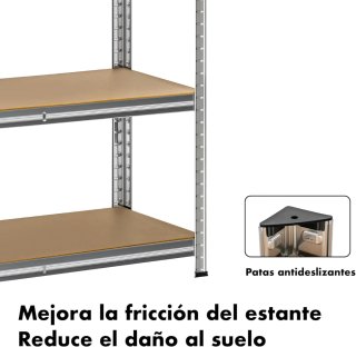 Pack 2 Estanterías Metálicas 180cm