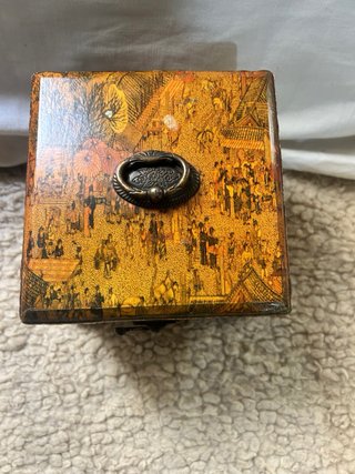 Caja joyero vintage con cajón