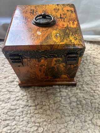 Caja joyero vintage con cajón