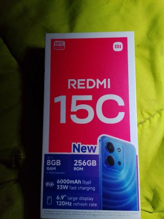 Xiaomi redmi15C 4+4GB-256GB COLOR NEGRO