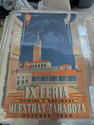 Cartel Feria Barcelona 1953