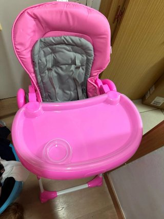 Trona rosa nueva en caja