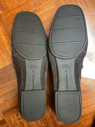 Mocasines ante mujer marrón oscuro T.40