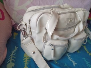 Bolso Pasito a Pasito blanco para cochecito