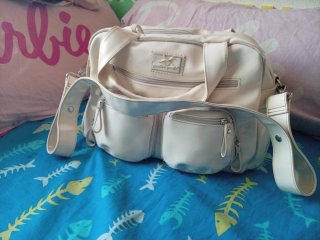 Bolso Pasito a Pasito blanco para cochecito