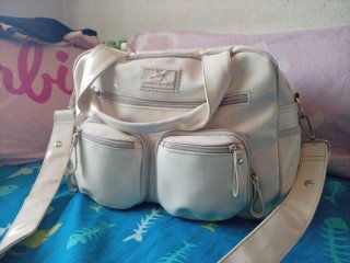 Bolso Pasito a Pasito blanco para cochecito