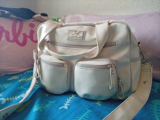 Bolso Pasito a Pasito blanco para cochecito